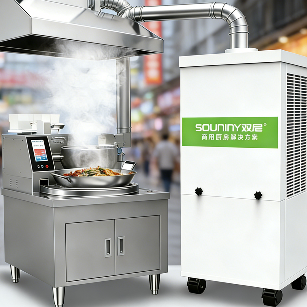 Movable Cabinet Purifier Solves Low-Ceiling Kitchen Challenge